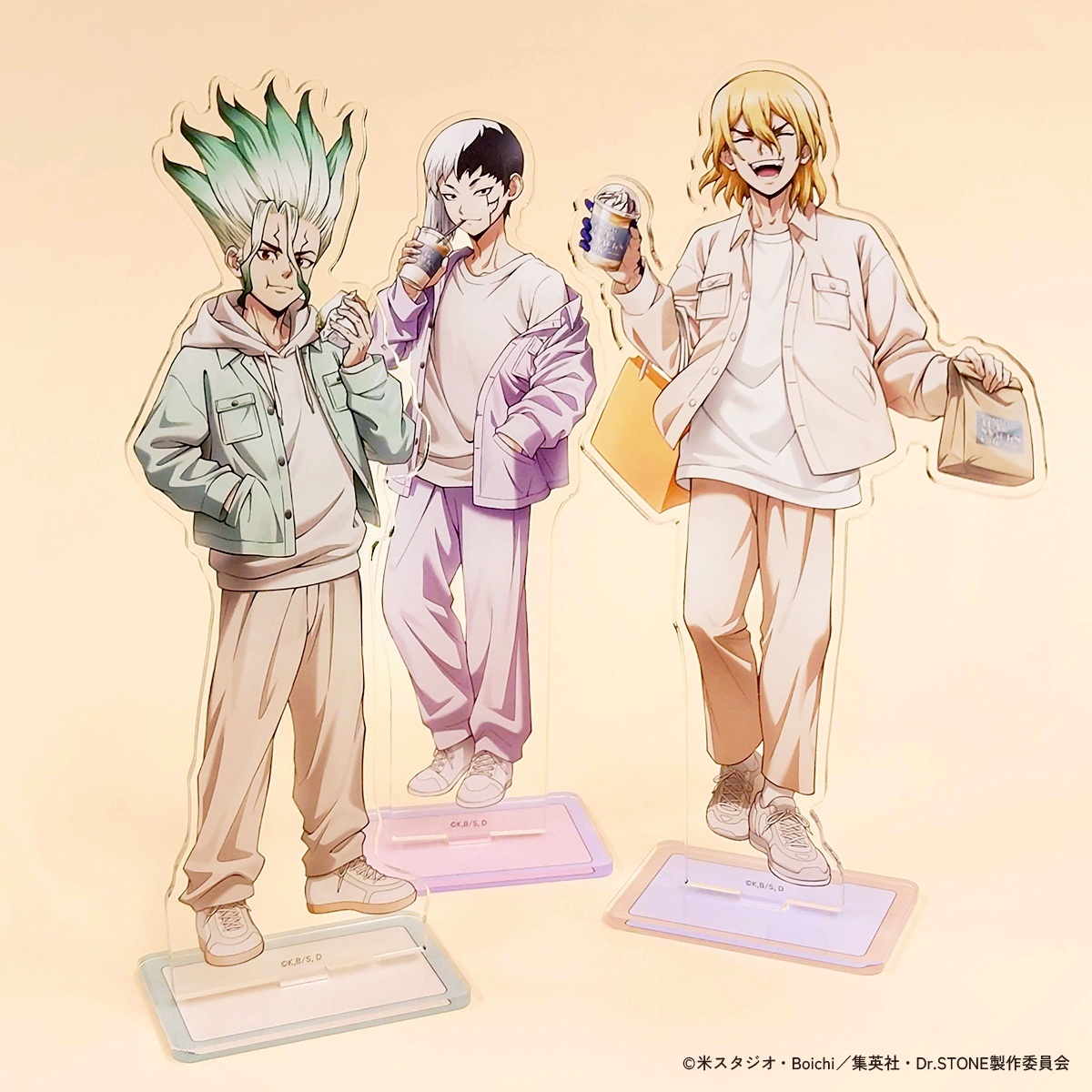 TVアニメ「Dr.STONE」×mixx garden 2025 等身アクリルスタンド