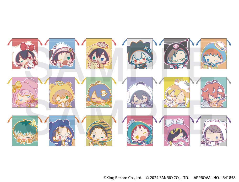 ヒプノシスマイク SANRIO NAKAYOKU EDIT』2023 ポケットつき巾着(山田