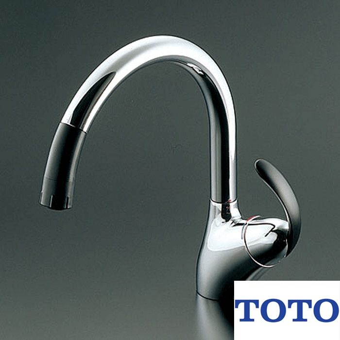 TOTO ハンドシャワー混合水栓 グースネック TKN34PBRRA TOTO ekrea