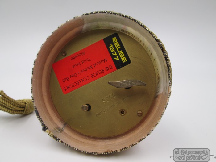 Reuge Music Box Mothers Day Bell 1977 Swiss Made Wind Up | El