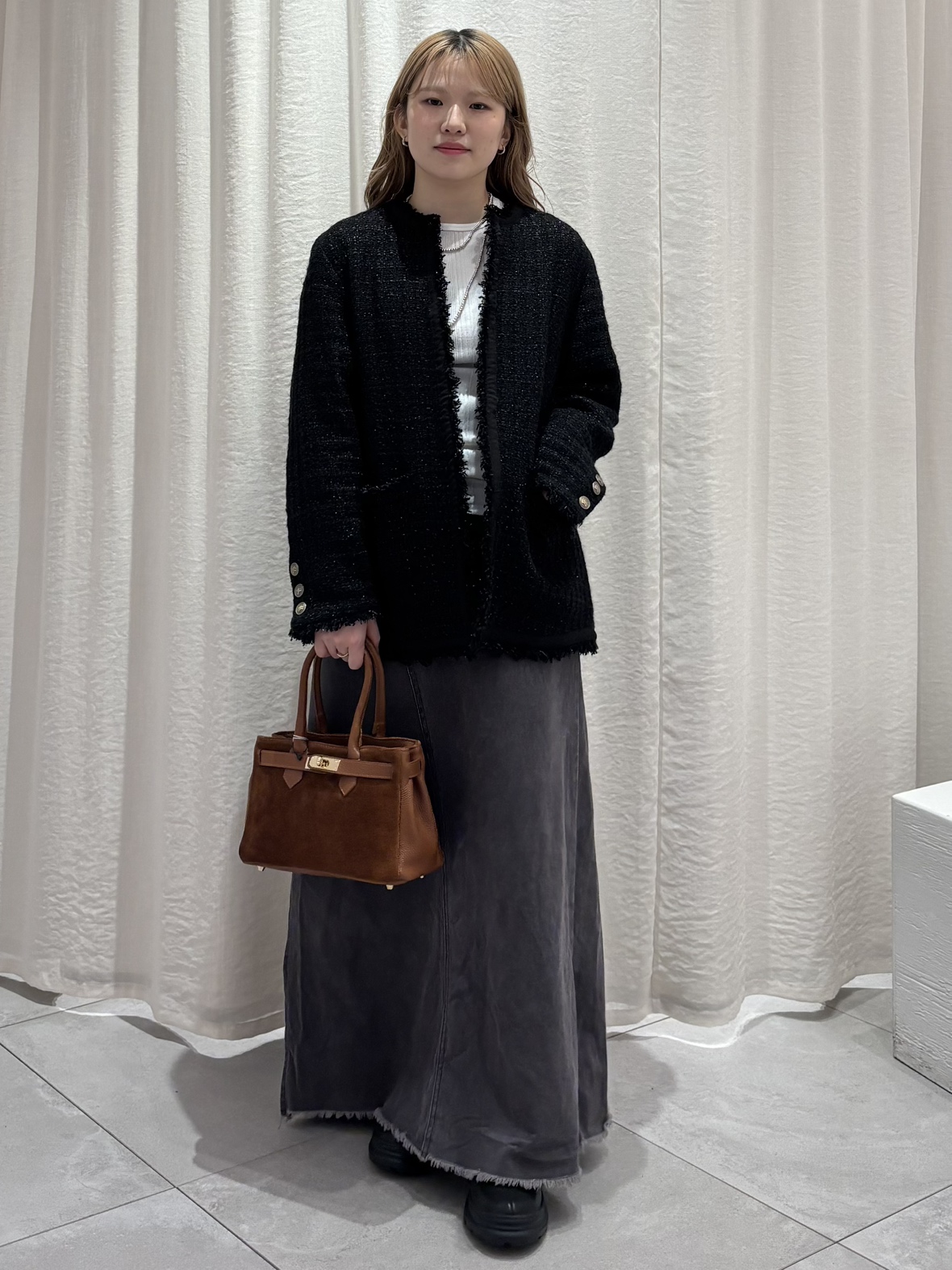 私たちならこう着ます！】総勢15名のスタッフが着こなす”柳橋唯さん