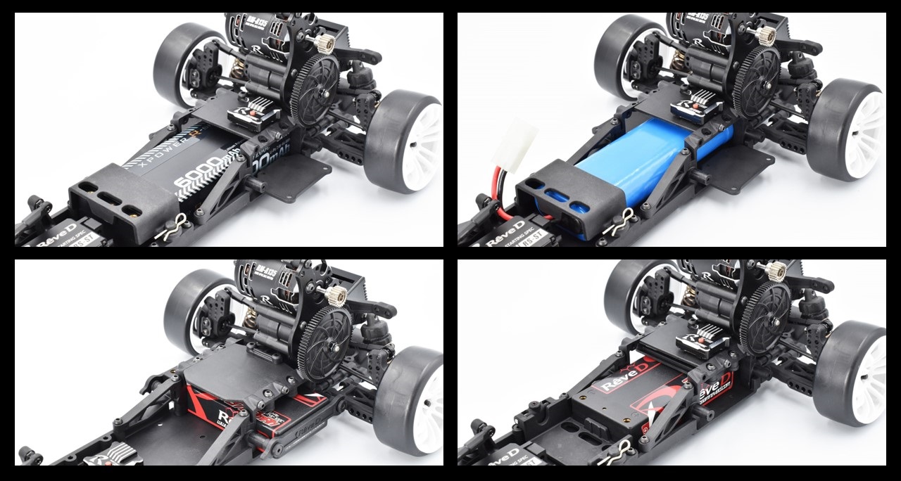 Rêve D - 1/10 RC Drift Chassis Kit RDX - (Black) - #RKD-RDX