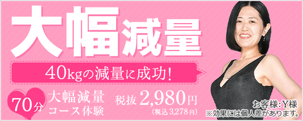 エステ体験コース一覧｜エステのエルセーヌ