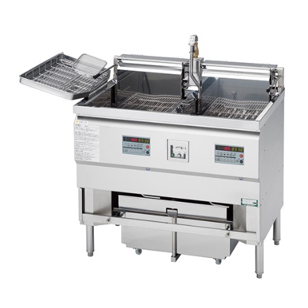 CF3-E18WR コメットカトウ 電気式フライヤー ろ過機内蔵タイプ（2槽式