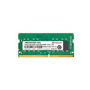 ノートパソコン用メモリ 8GB Transcend DDR4-3200 SO-DIMM JM3200HSG