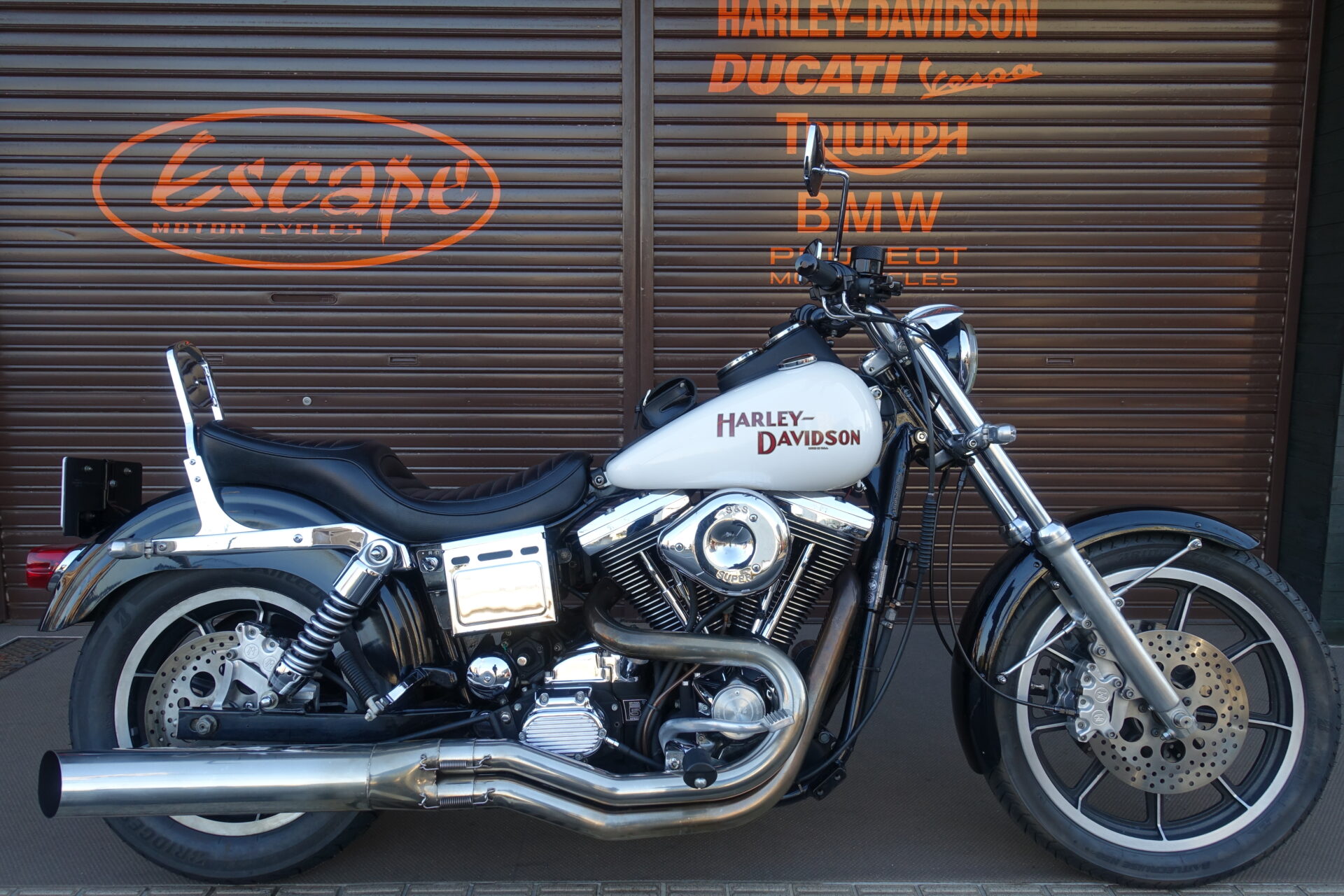 FXDL ローライダー EVOエンジン FCR ローライダーヘッダース 前後PM