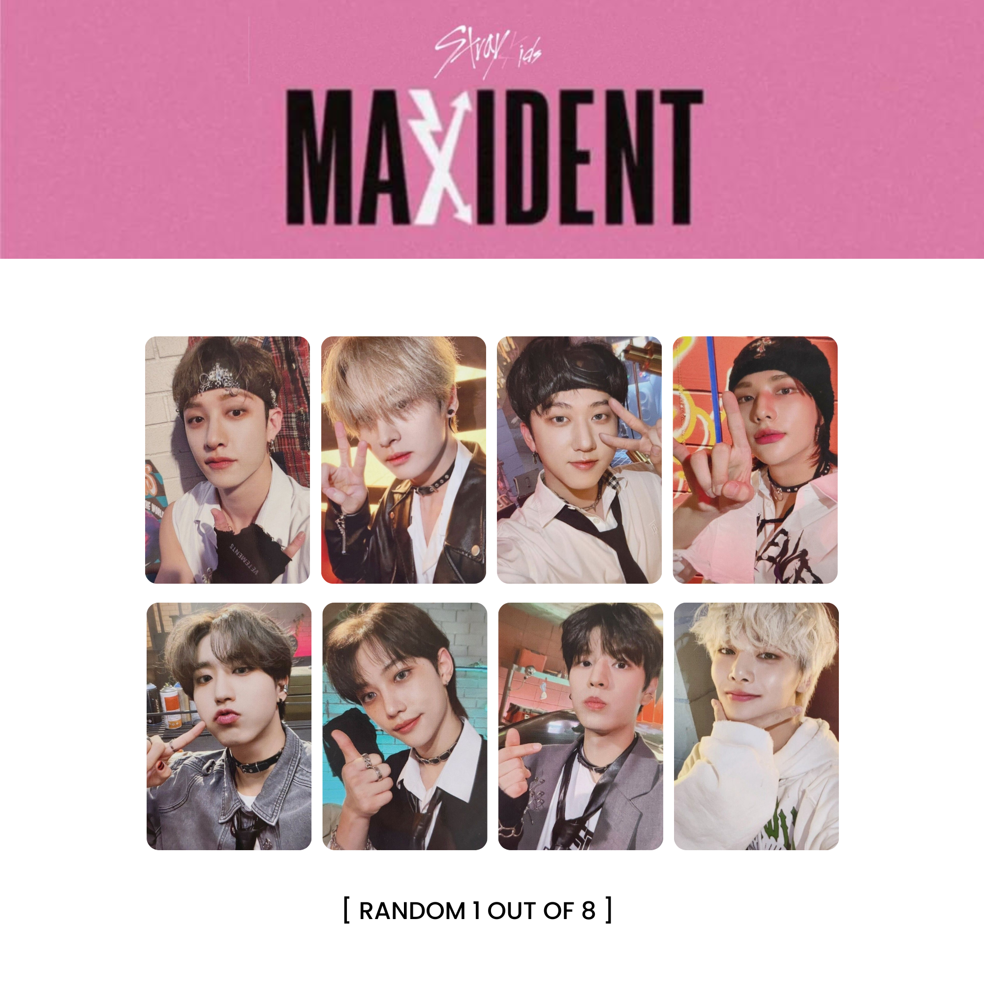 KOREA VER.) STRAY KIDS MINI ALBUM - [Maxident] (Standard Ver. +