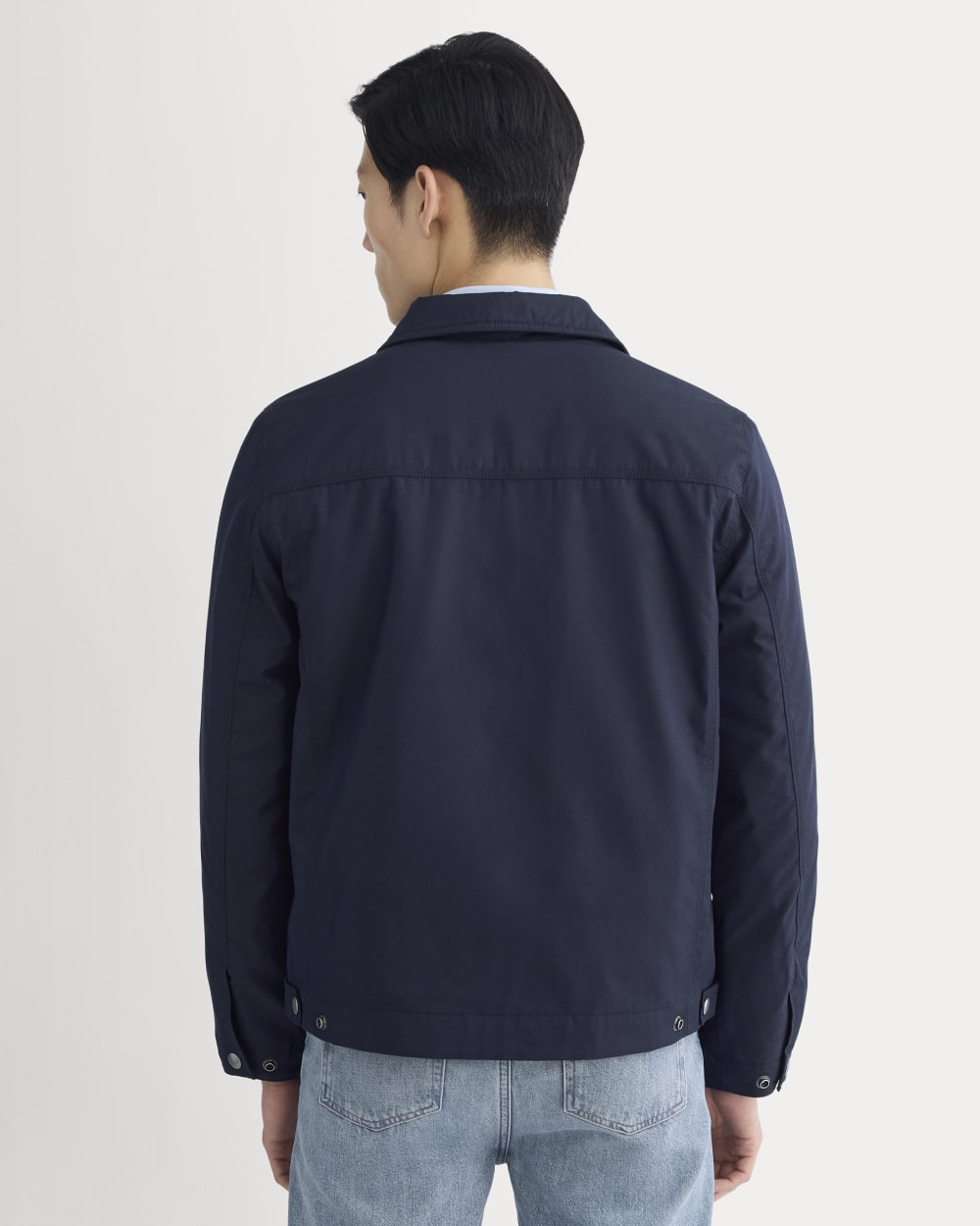The Filled Harrington Jacket | Deep Navy – Everlane