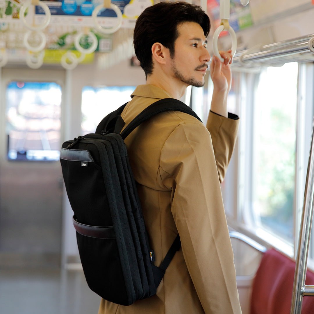 Evoon マルチビジネスリュックSlim・容量15L～拡張時22L【3営業日以内