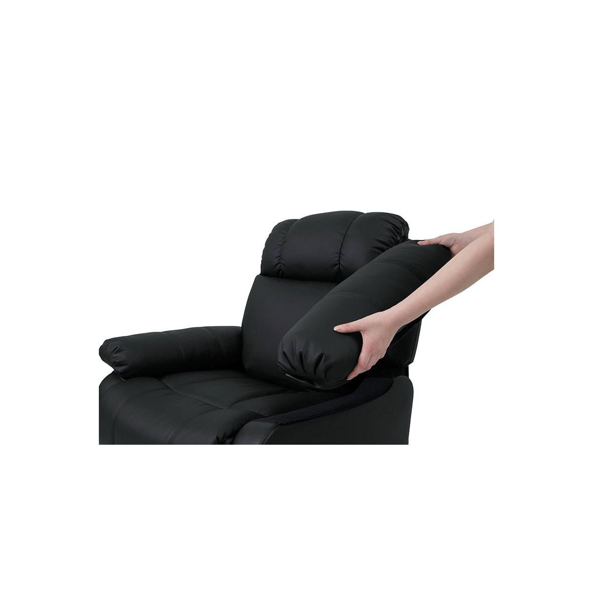 電動ラウンジチェア SHIFFON Jr （シフォンジュニア）（ブラック）の