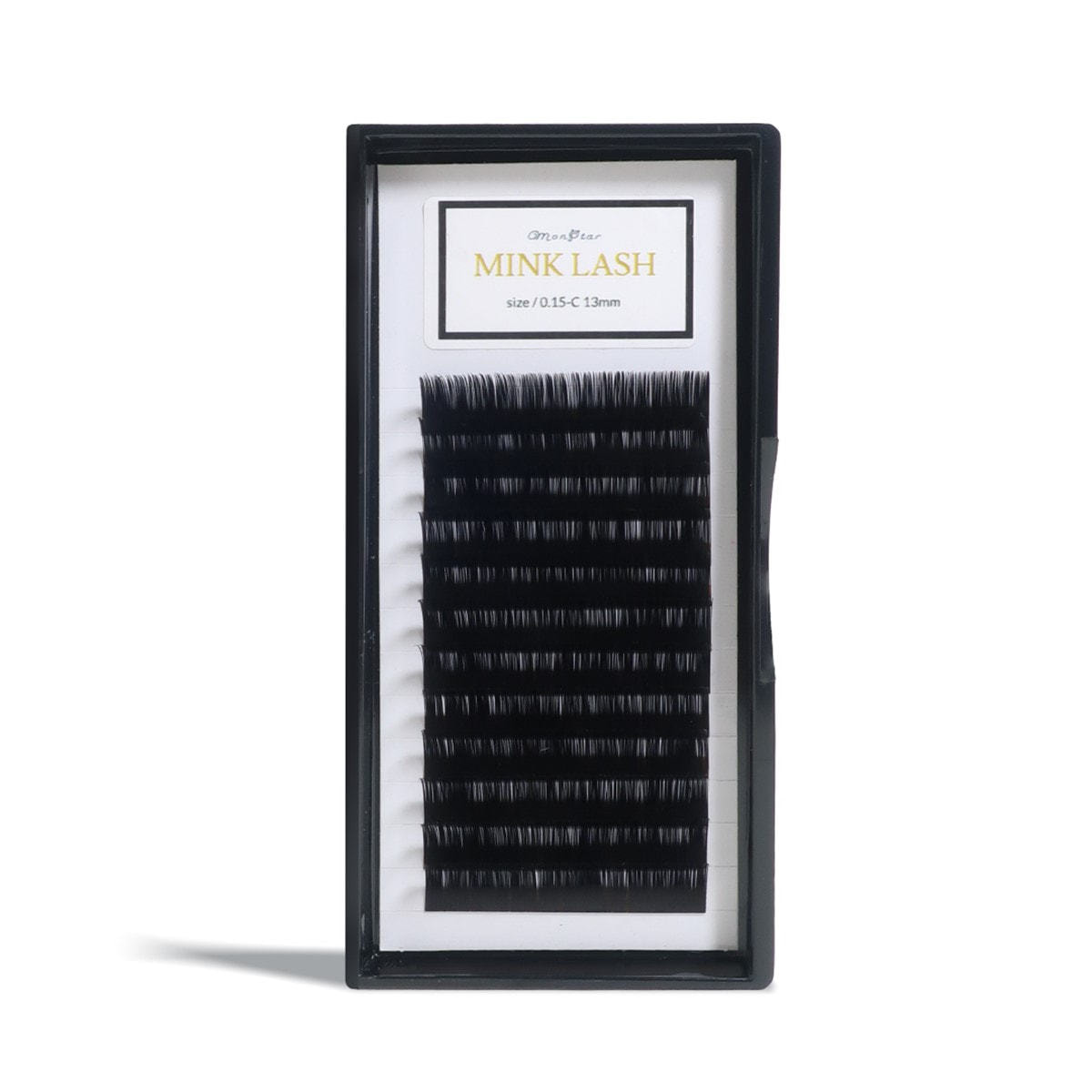 monstar】ミンクラッシュ(ブラック) [Cカール太さ0.20長さ13mm]の通販