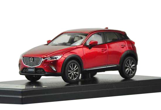 Red / Blue / Silver 1:43 Scale Diecast Mazda CX-3 Model [NB1T956