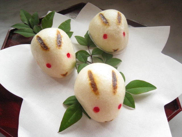 はろうきてぃ和菓子根付け・・・うさぎまん HOT，高品質 激レア ハロー