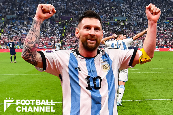メッシ、W杯でアルゼンチン歴代最多の通算11得点「最高の