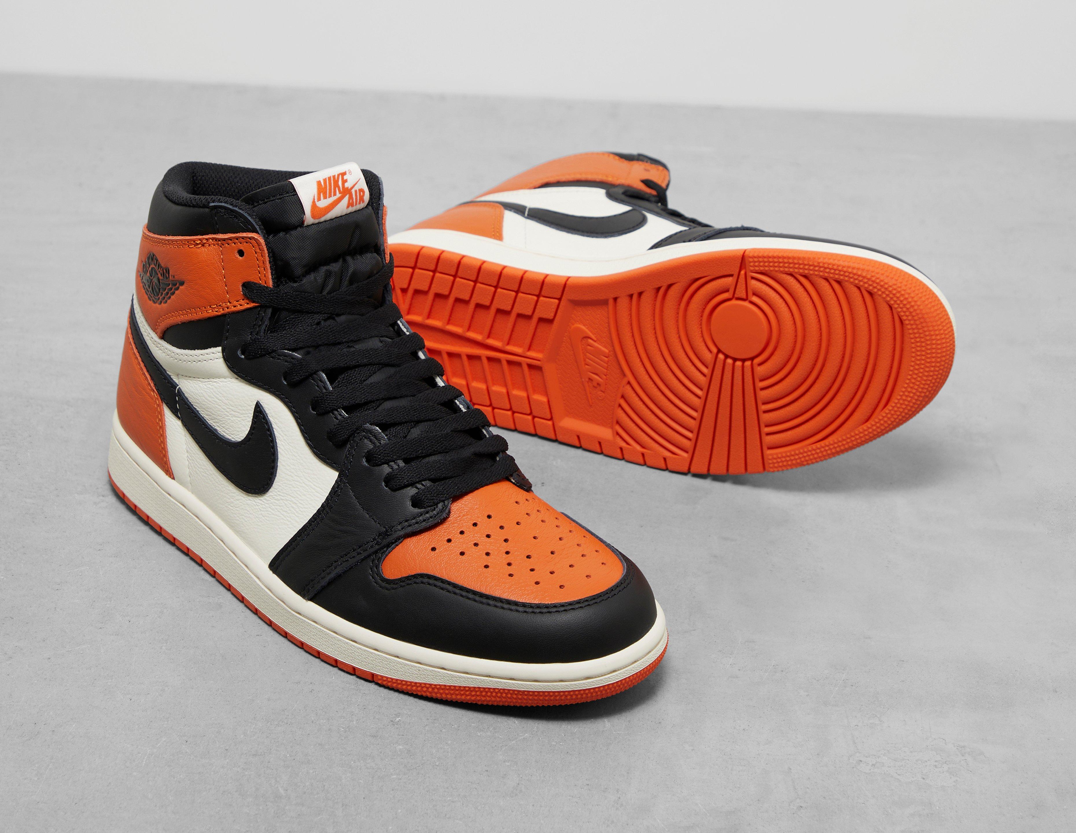 Orange Jordan Air 1 High OG 'Shattered Backboard' | Footpatrol