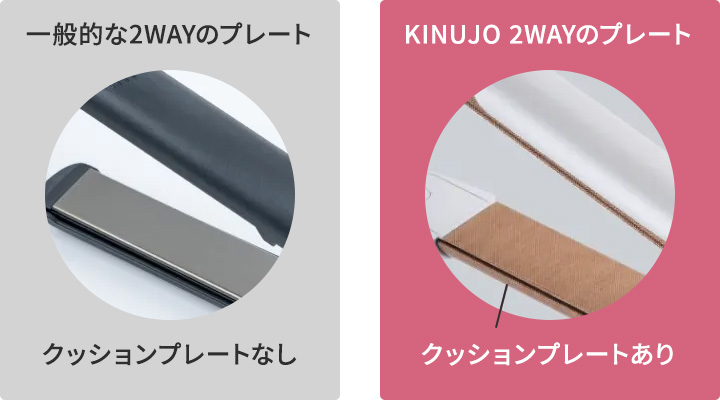 送料無料】KINUJO 2WAY IRON 絹女 2WAY ヘアアイロン 【海外対応