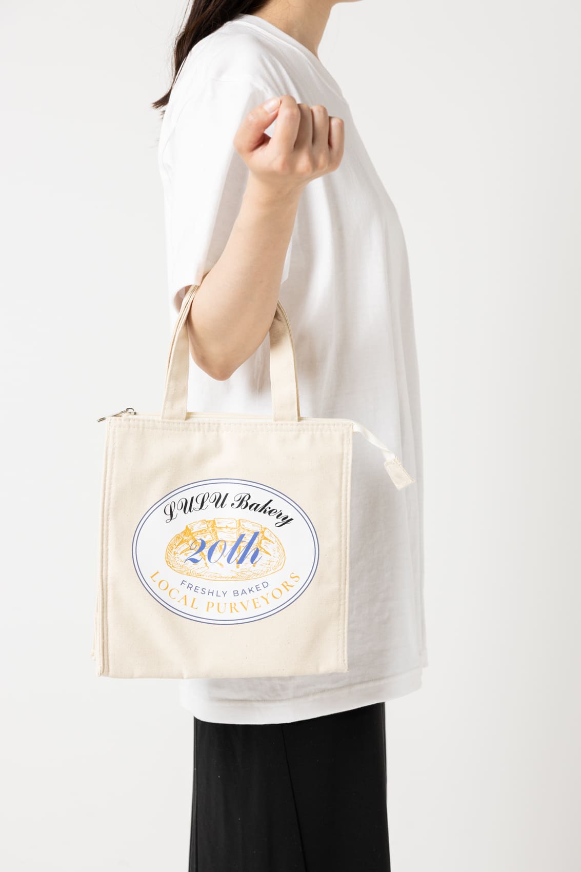 オリジナルランチトートバッグにプリント・刺繍でノベルティ激安作製