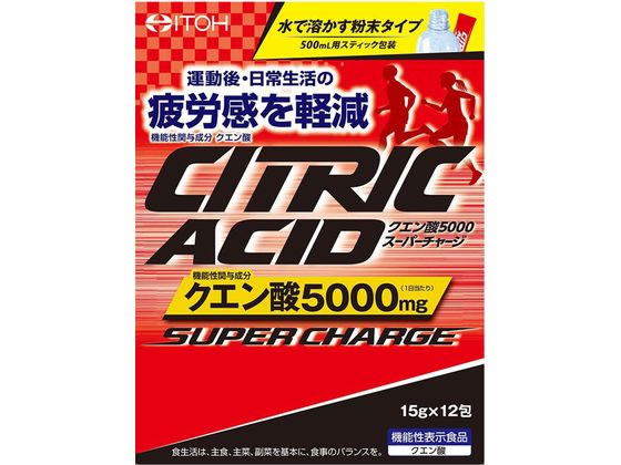 井藤漢方製薬 クエン酸5000スーパーチャージ 15g×12包 通販