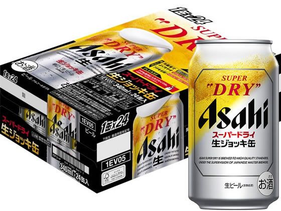 アサヒビール スーパードライ 生ジョッキ缶 340ml 24缶 通販