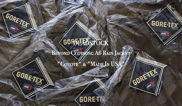 DEADSTOCK】Beyond Clothing A6 Rain Jacket “Coyote” & “Made In USA