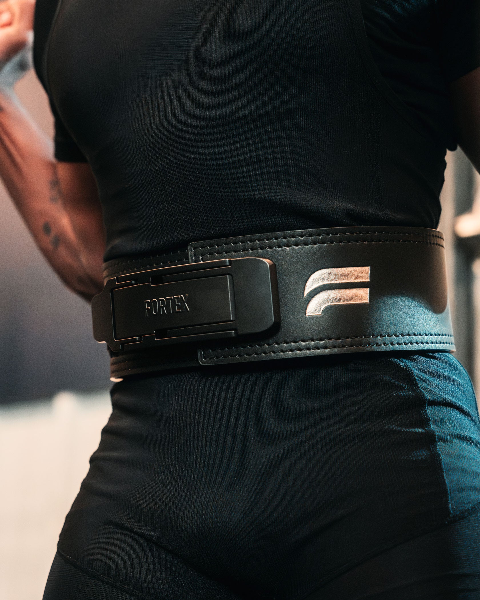Fortex Adjustable Lever Belt 13 mm - Black - IPF Approved - Fortex