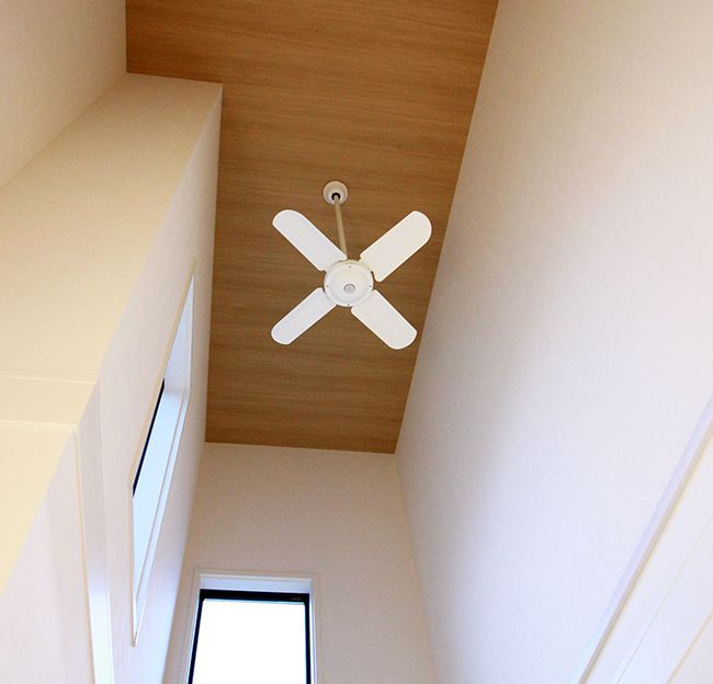 傾斜対応 小型 軽量 オーデリック製シーリングファン【OJC007】｜<公式