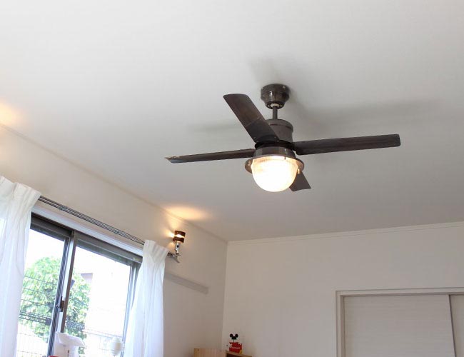 傾斜対応 電球色 2灯 軽量 VENICE(ヴェニス42インチ)CF42-DC003SV