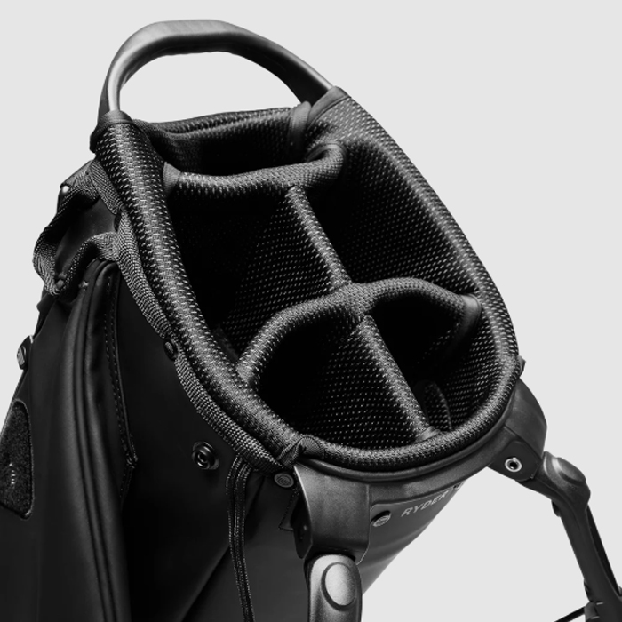 Sunday Golf RYDER S-Class - Black Vegan Leather Full Size Stand