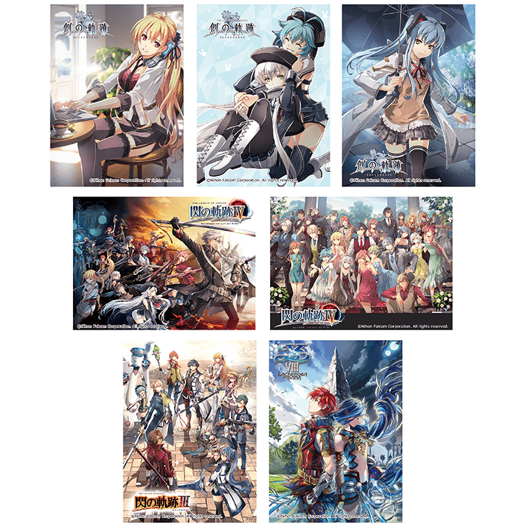 カードスリーブス（閃の軌跡III／閃の軌跡IV／創の軌跡／イースVIII