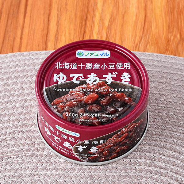 北海道十勝産小豆使用ゆであずき ｜商品情報｜ファミリーマート