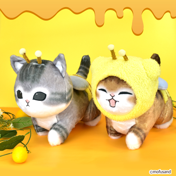 SNSやLINEスタンプで大人気の『mofusand』よりミツバチにゃんが登場