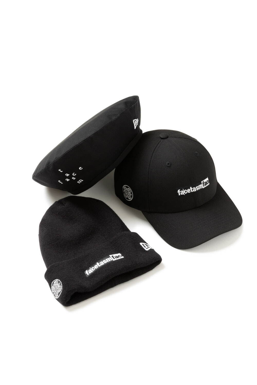 ファセッタズム×ニューエラの“ボックスロゴ刺繍”入りコラボキャップ