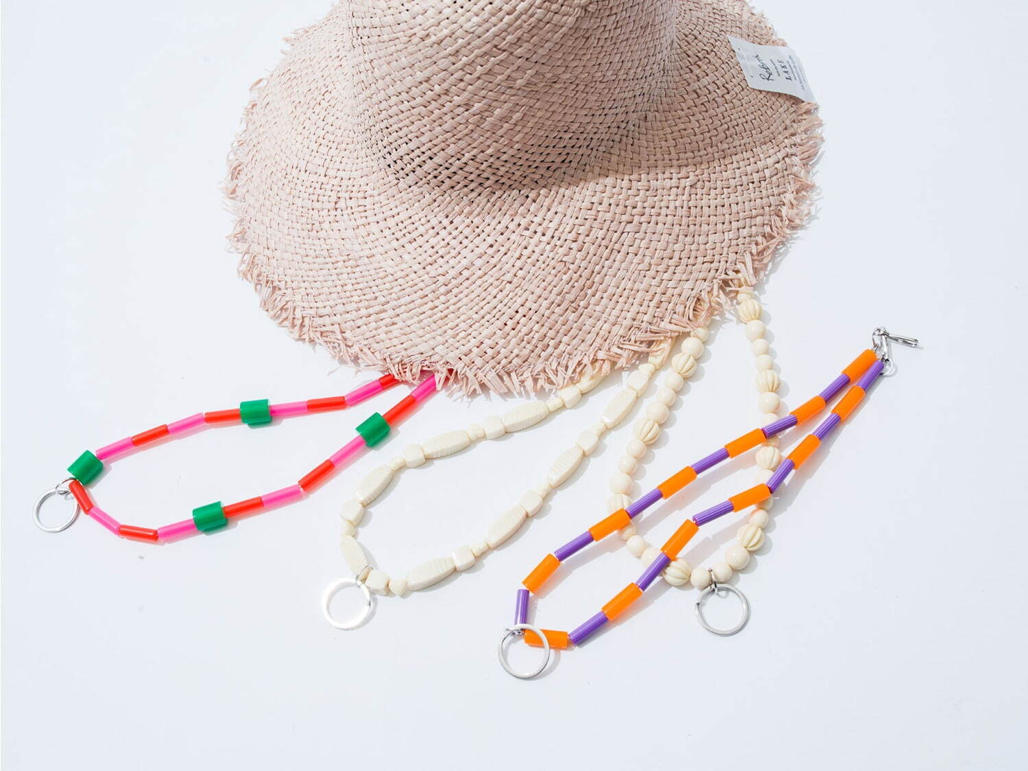 メゾンドリリス×RHC ロンハーマン“1点物”の夏用ハット、日除けに優れた