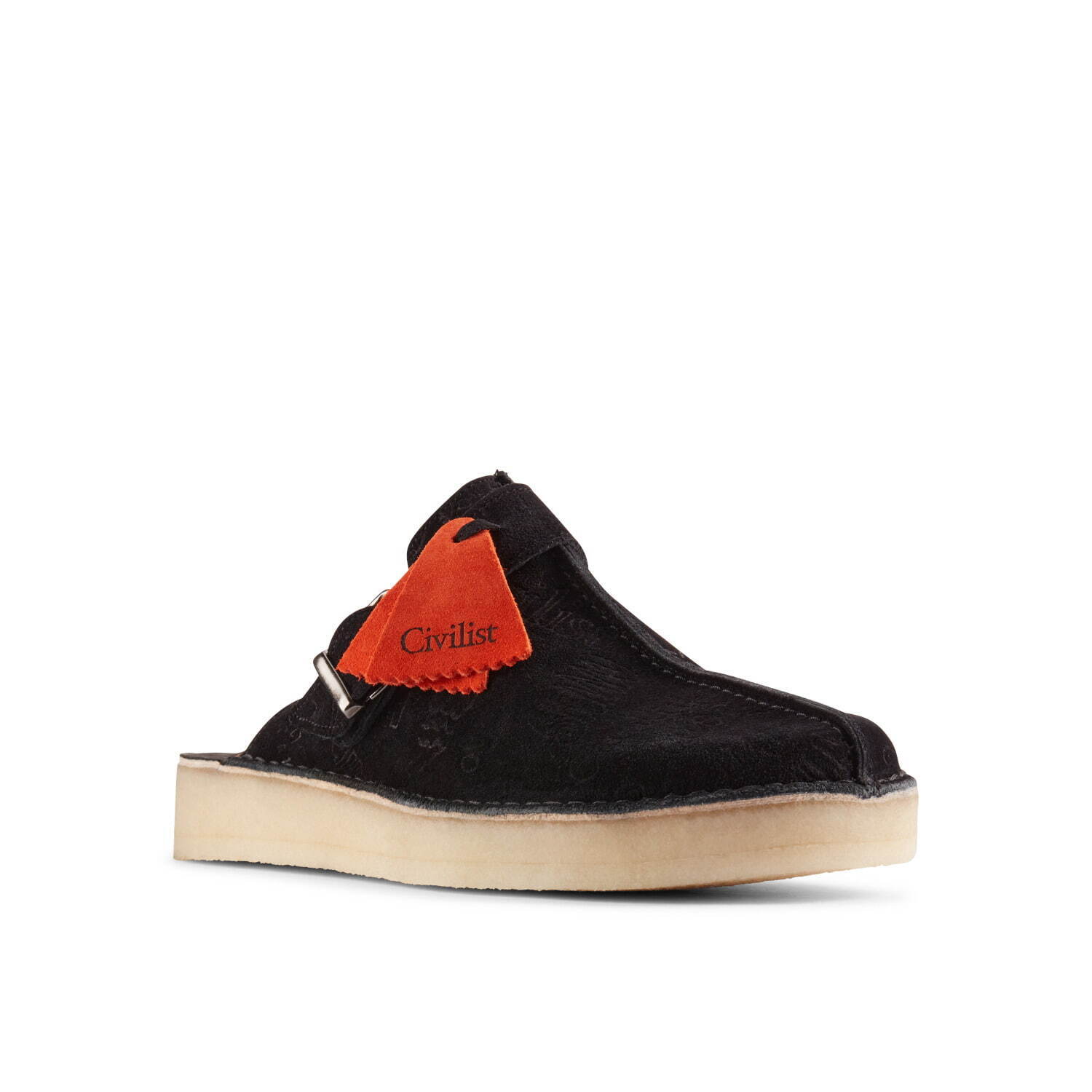 クラークス オリジナルズ“落書き風”デボス加工入り「ワラビー