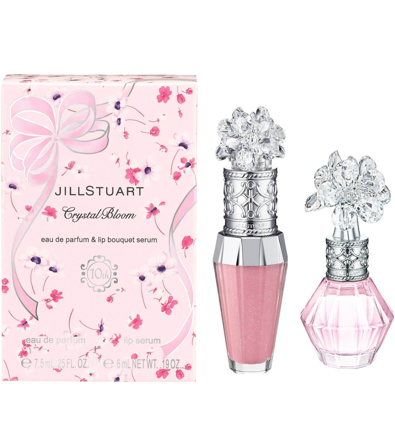 ジルスチュアート24年クリスマスコフレ、「クリスタルブルーム」ミニ