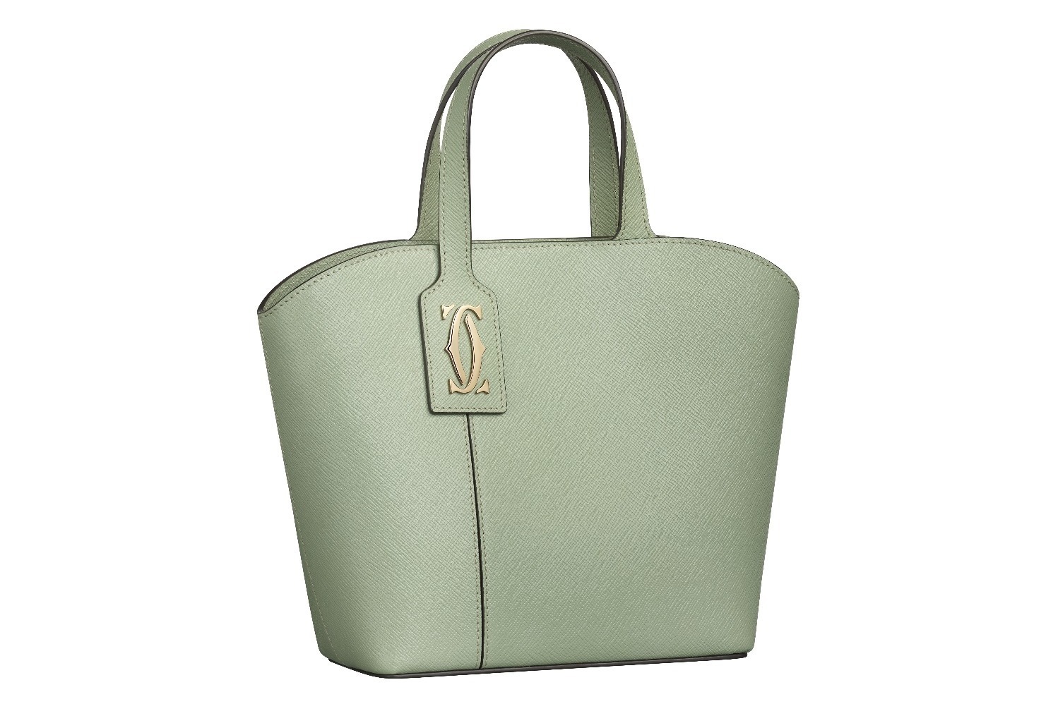 カルティエ25年春夏「C」ロゴが光るレザーミニトートバッグ