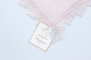 近沢レース店×ハローキティ、レースでキティモチーフを表現した