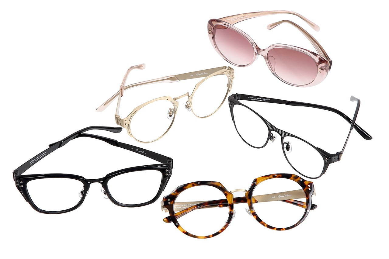 Zoff×ソマルタ・廣川玉枝のアイウェア“皮膚・骨”を表現したメガネ