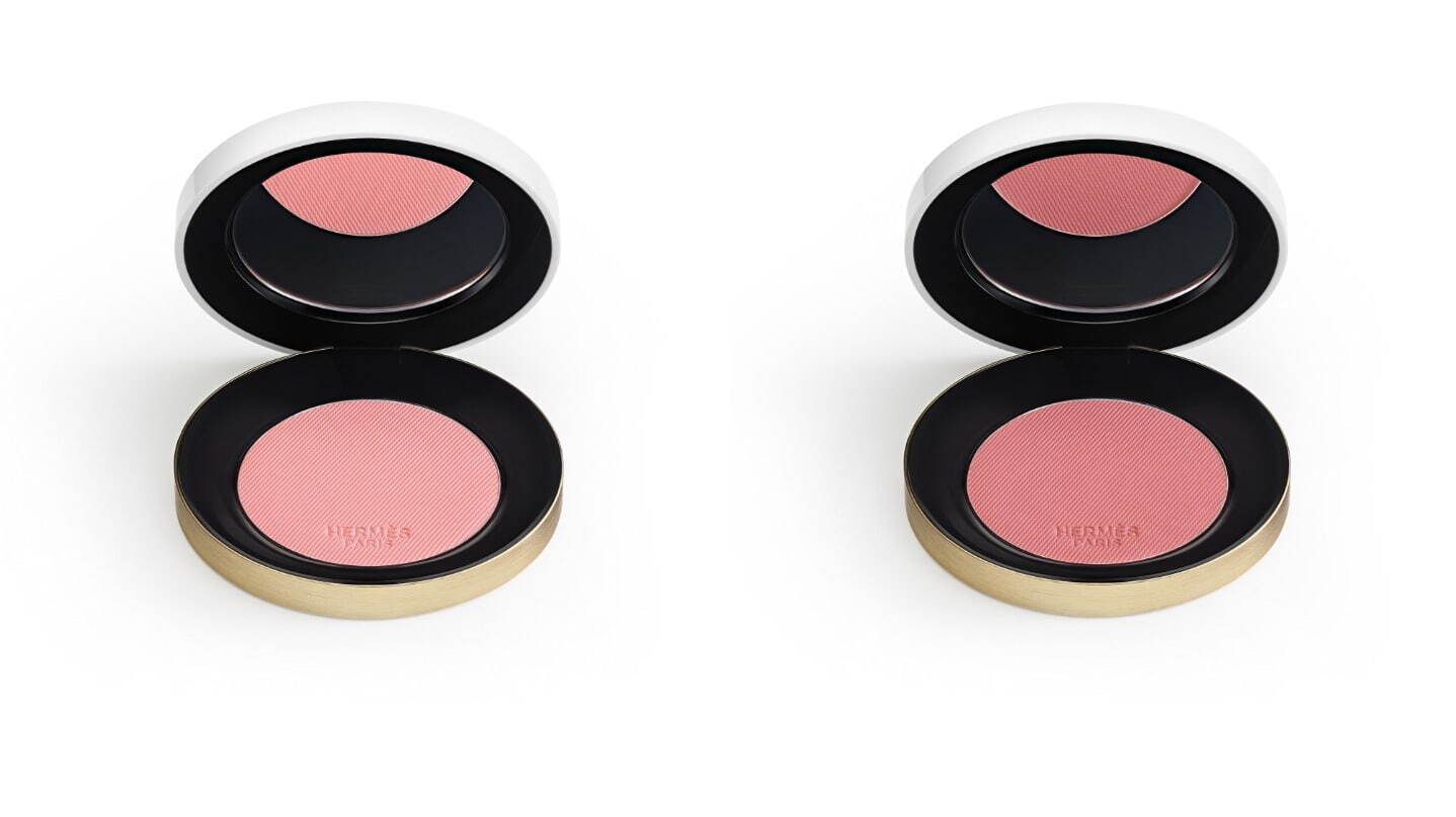 エルメス初のチーク〈ローズ・エルメス〉シルクのように輝くピンク色