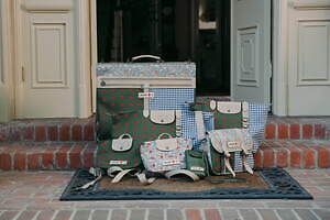 ロンシャン × EUのコラボバッグ、ヴィンテージ風パッチワークのバック