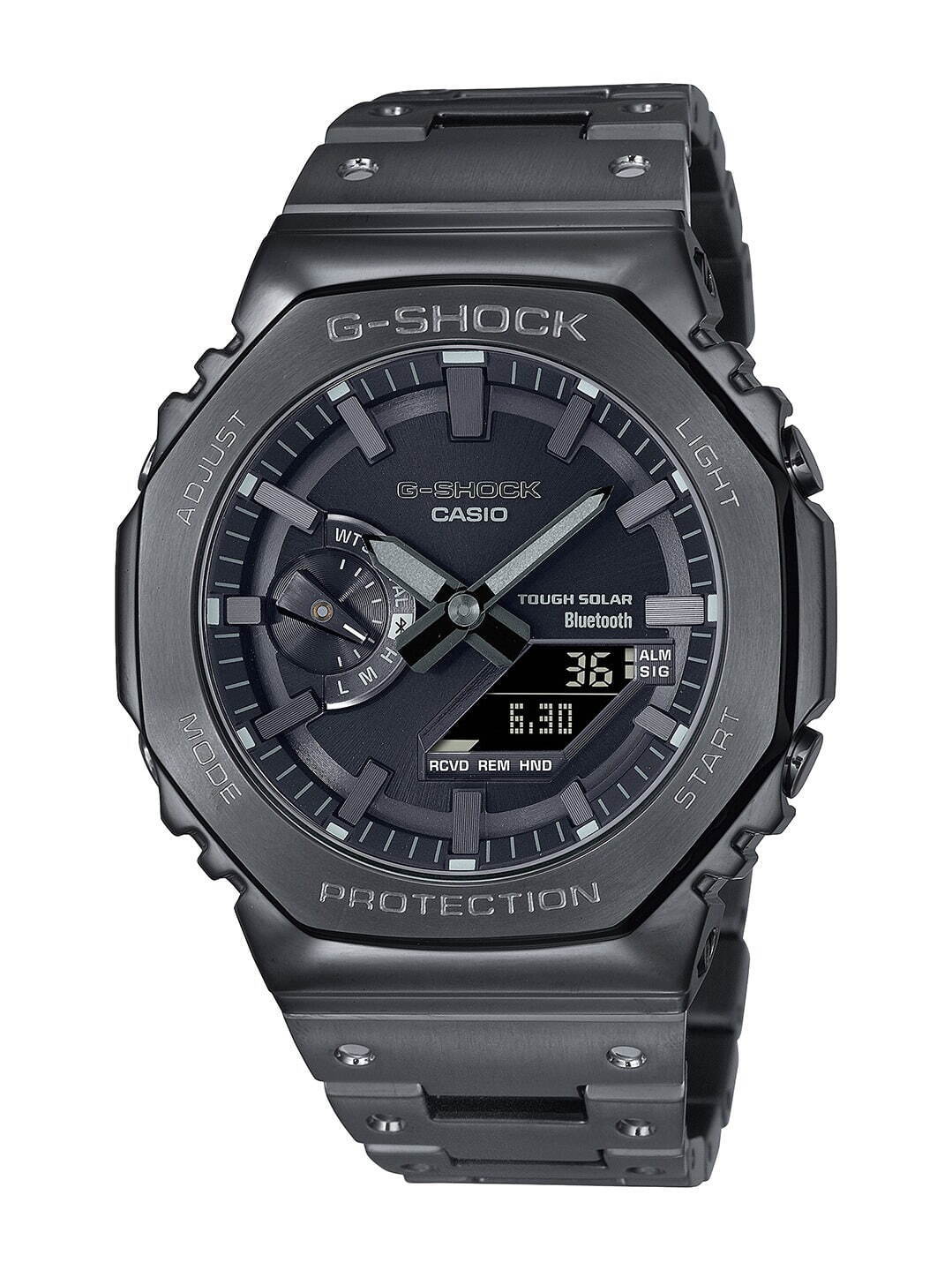 G-SHOCKの腕時計「2100」に“フルメタル”の新モデル、ステンレス