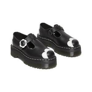 ドクターマーチン“モノトーン×フラワーモチーフ”新作シューズ、花