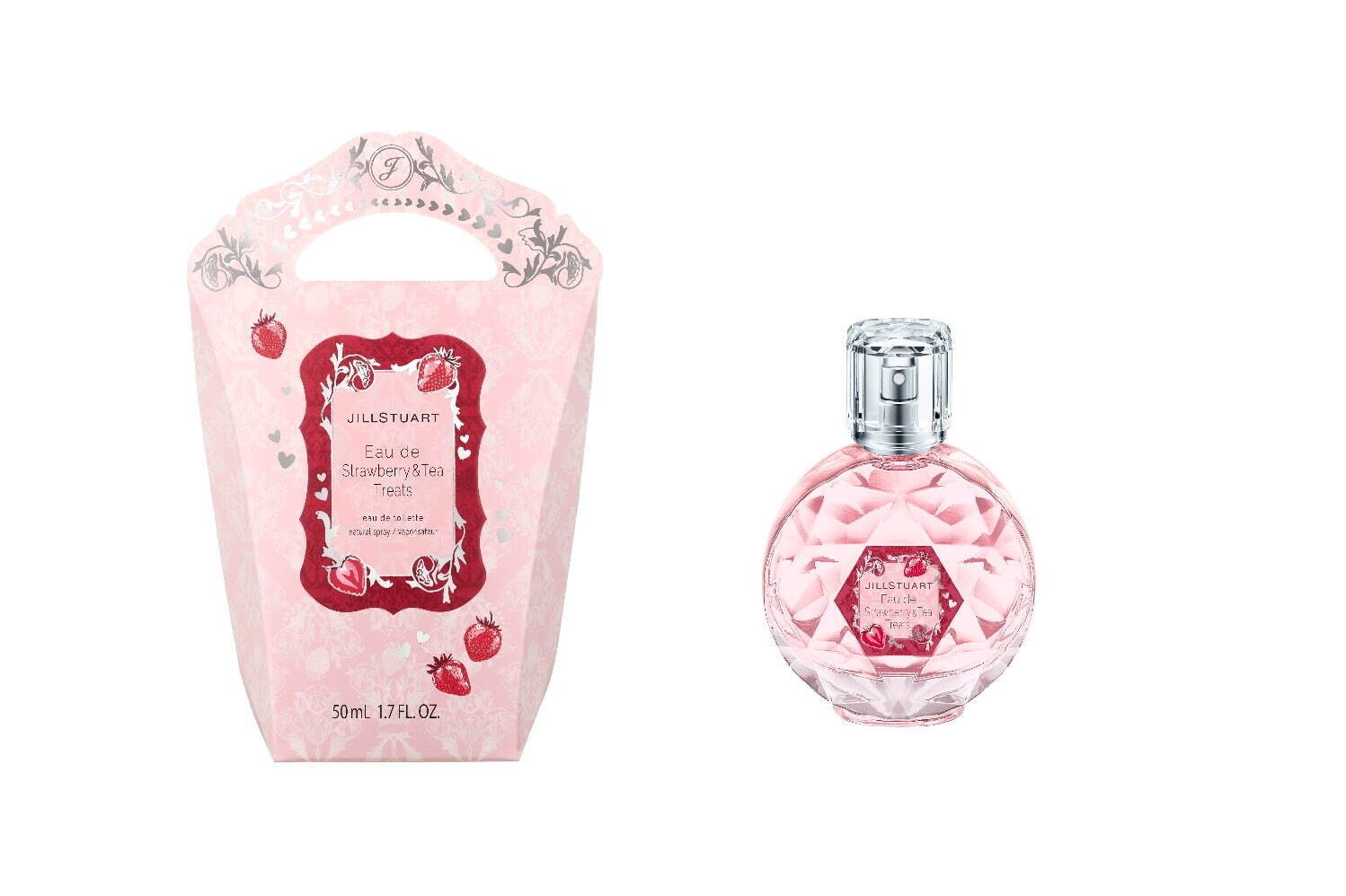 ジルスチュアート24年春コスメ、“ストロベリーティー”の香水＆いちご