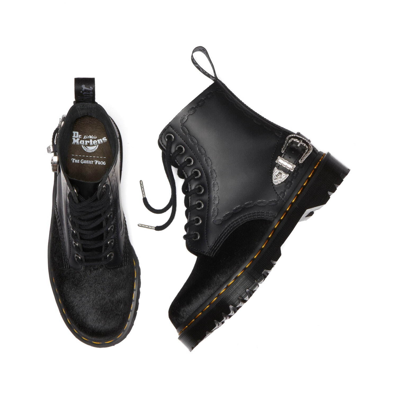 Tomoドクターマーチン 黒ショートブーツ Dr.Martens（ドクターマーチン