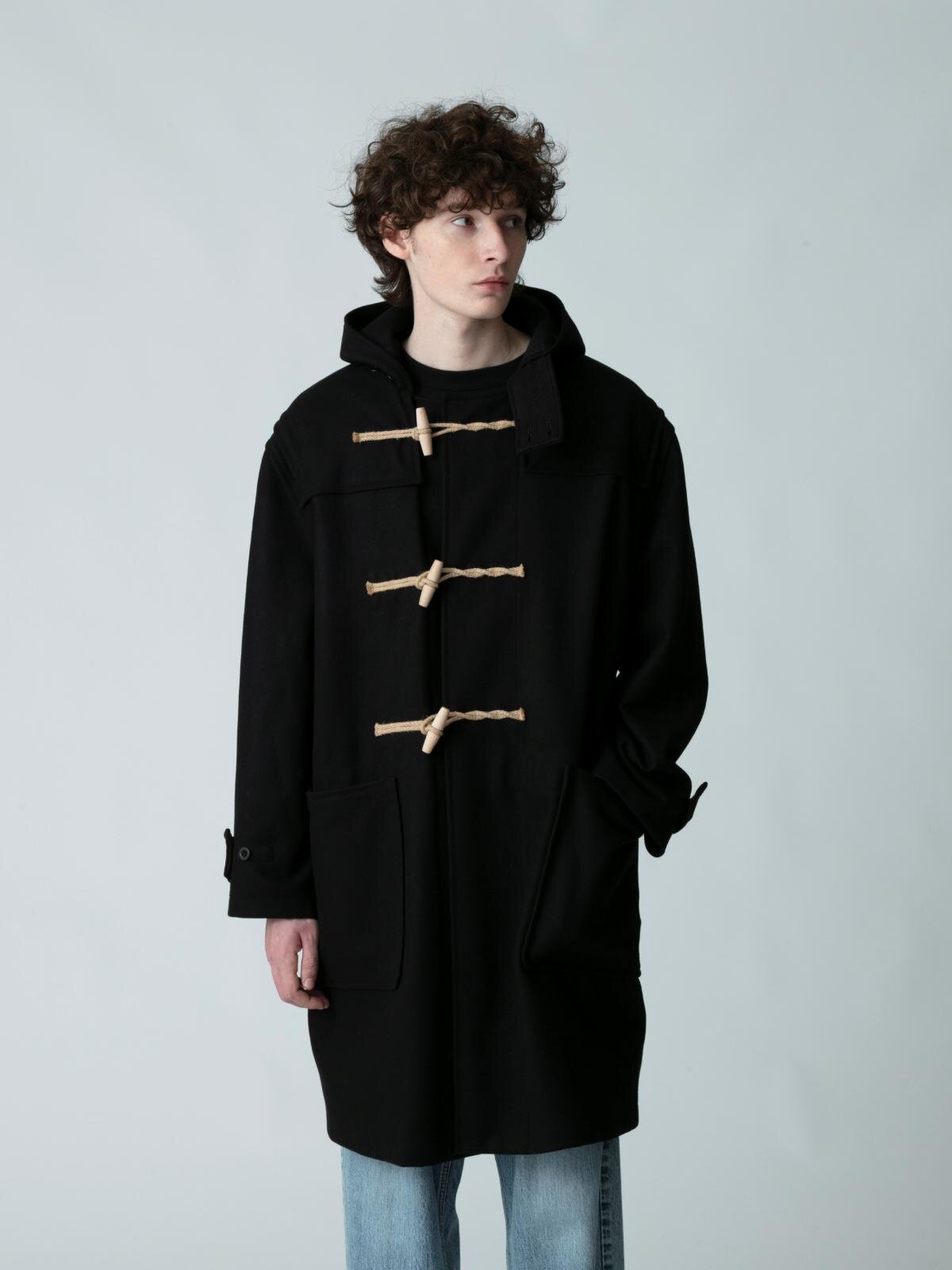 RHC ロンハーマン×グローバーオールのダッフルコート、カシミア入り