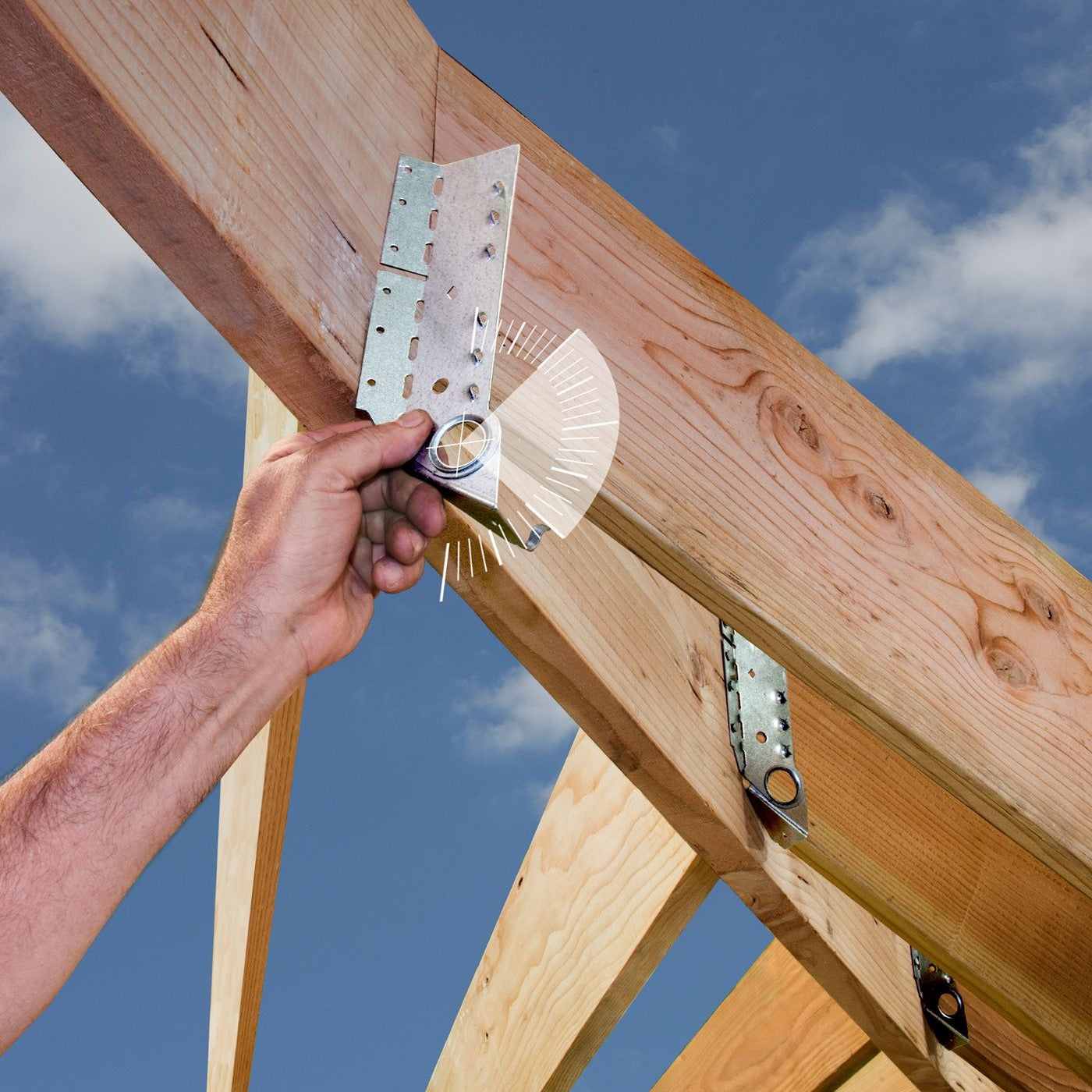 Simpson Strong-Tie LSSJ26LZ Left Side Field Adjustable Jack Hanger