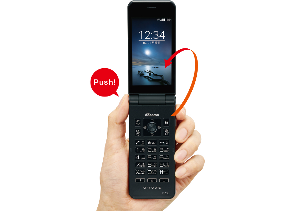 arrows ケータイ F-03L：製品紹介 | FCNT合同会社