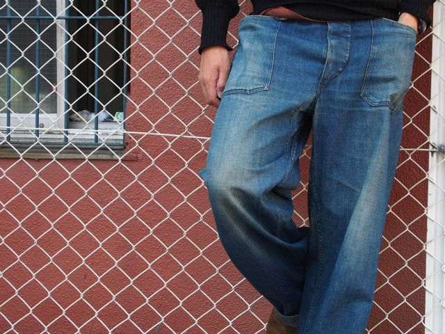 40's USN デニム巻きパンツ NAVYセーラーパンツ｜ Feeet 古着通販