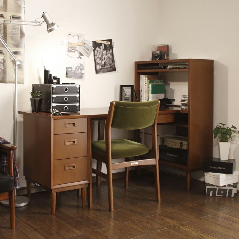 カリモク60+ アームレスダイニングチェアモケットグリーン