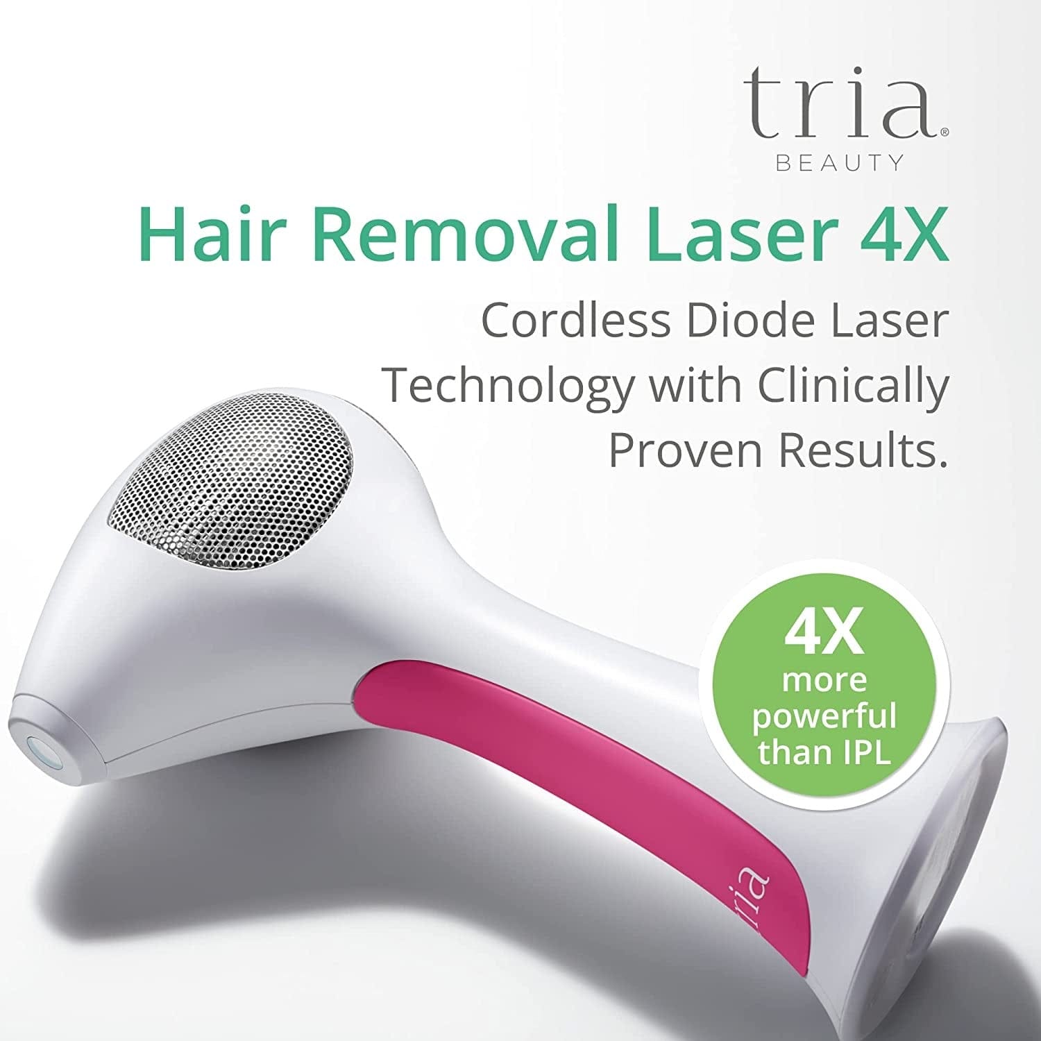 Tria Hair Removal Laser 4X: Salon Results, Home Use – FEMASTIC
